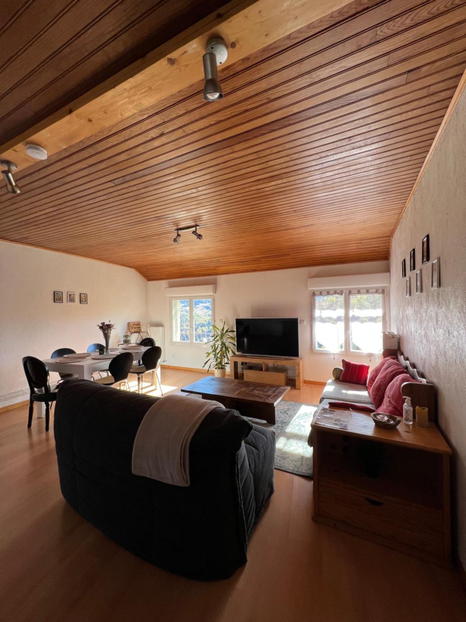 Logement Avec Vue Panoramique A 10Min Des Pistes Sauto Exteriér fotografie